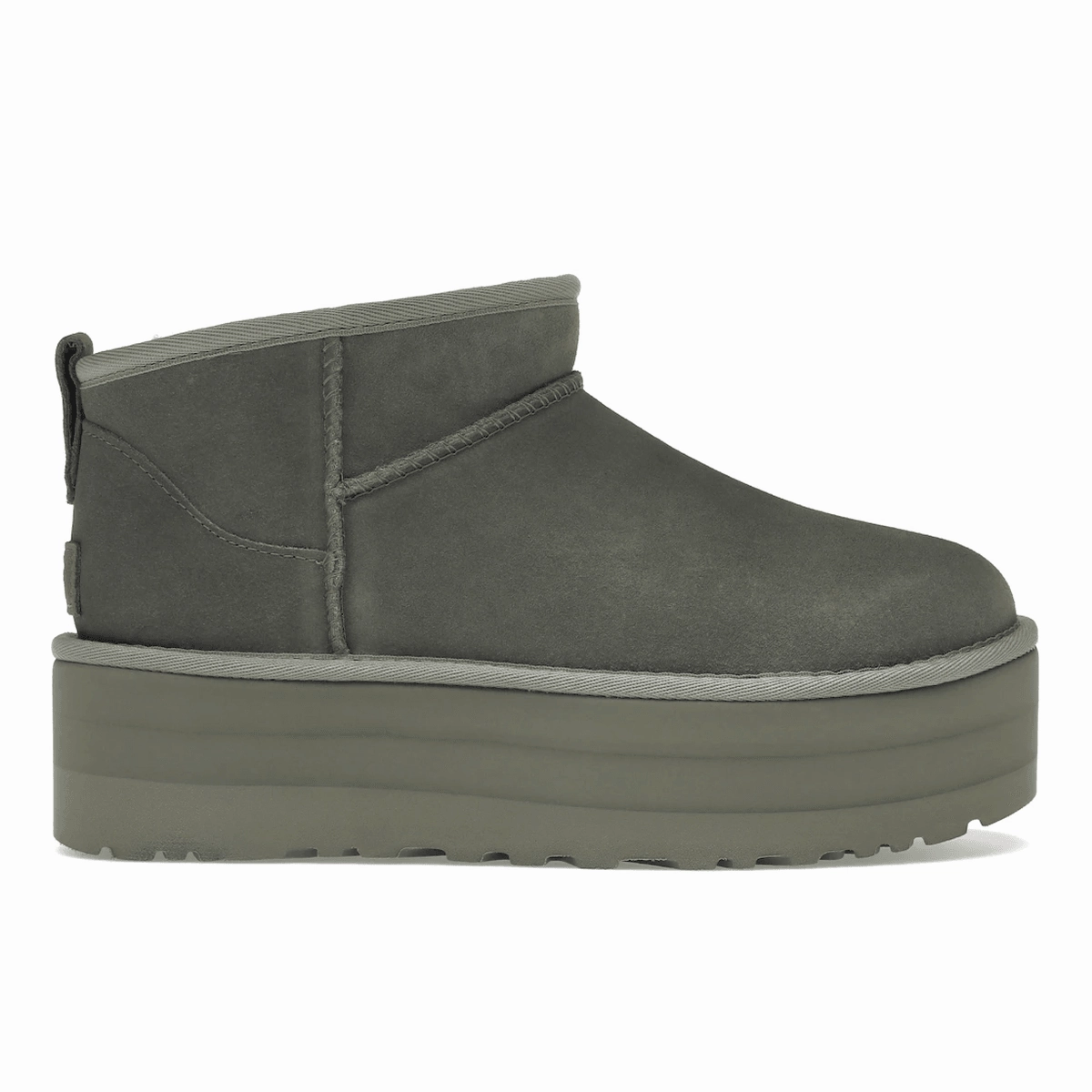 UGG Classic Ultra Mini Platform Boot Moss Green ugg ultra mini boots stylish and warm