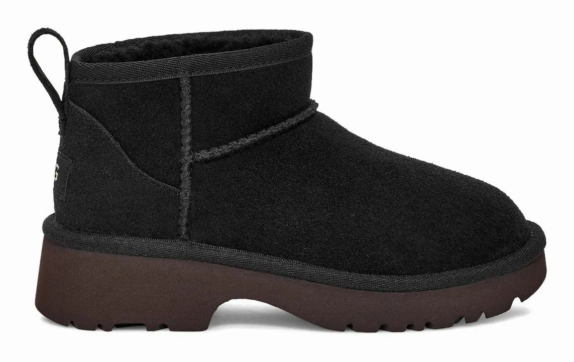 UGG Kids' Classic Ultra Mini New Heights  Cozy, Stylish & Elevated Ugg cozy footwear visuals