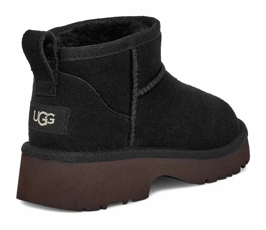 UGG Kids' Classic Ultra Mini New Heights  Cozy, Stylish & Elevated Ugg cozy footwear visuals