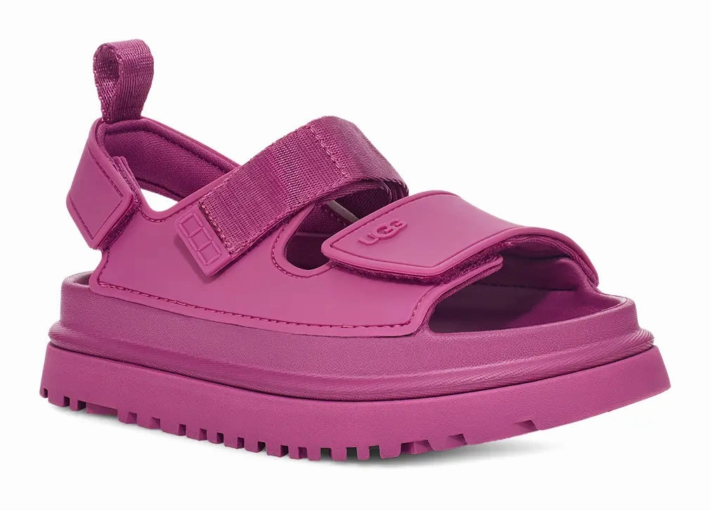 UGG Kids' Goldenglow Sandal  Lightweight, Water-Friendly Comfort Ugg cozy footwear visuals