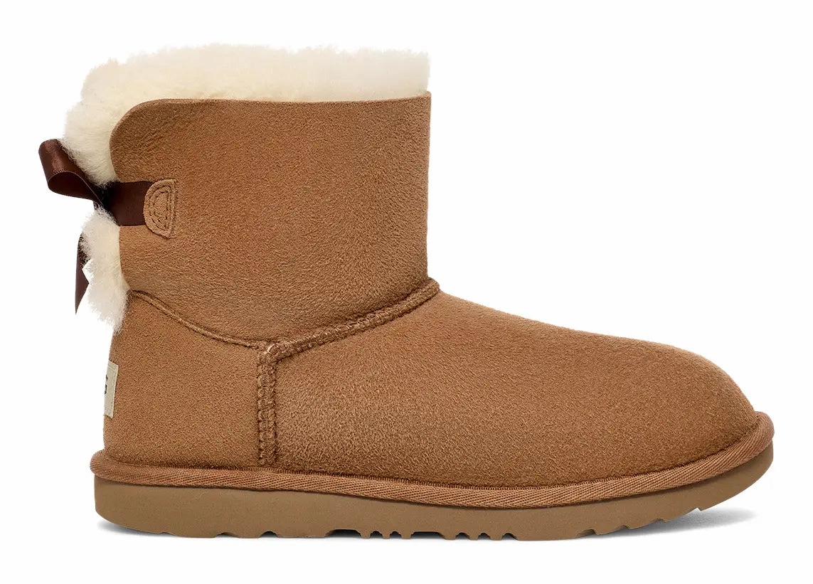 UGG Kids' Mini Bailey Bow II  Cozy, Cute & Play-Ready Ugg cozy footwear visuals