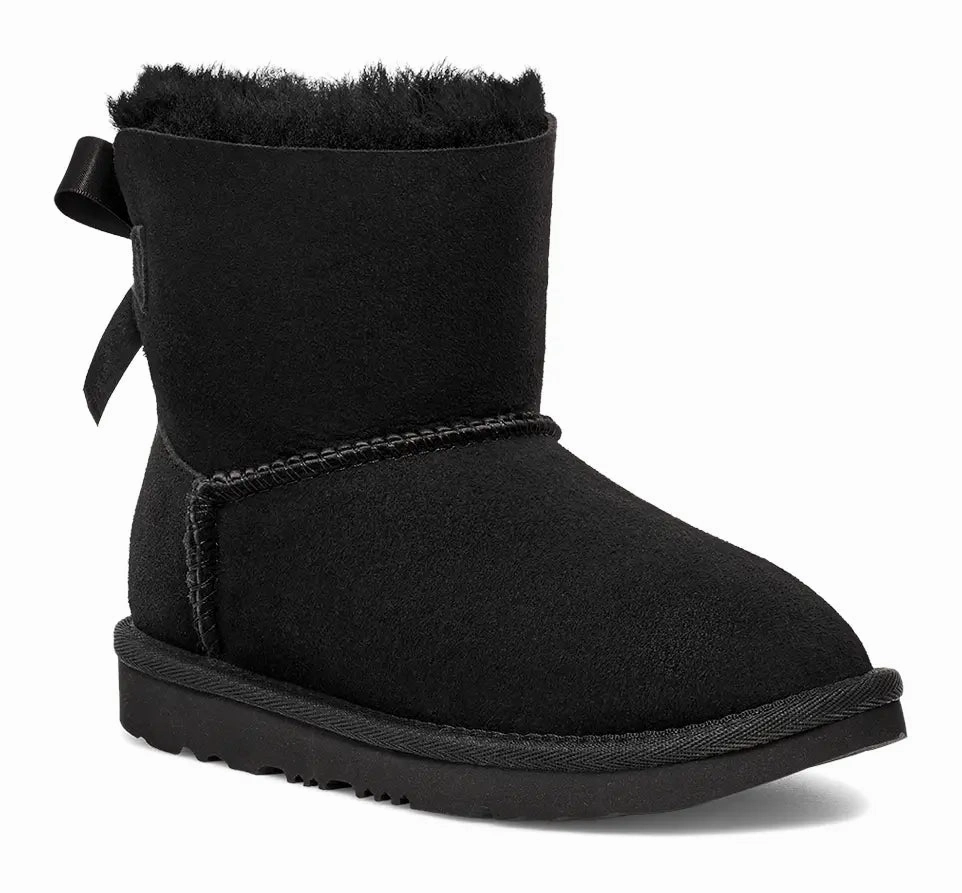 UGG Kids' Mini Bailey Bow II  Cozy, Cute & Play-Ready Ugg cozy winter footwear styles