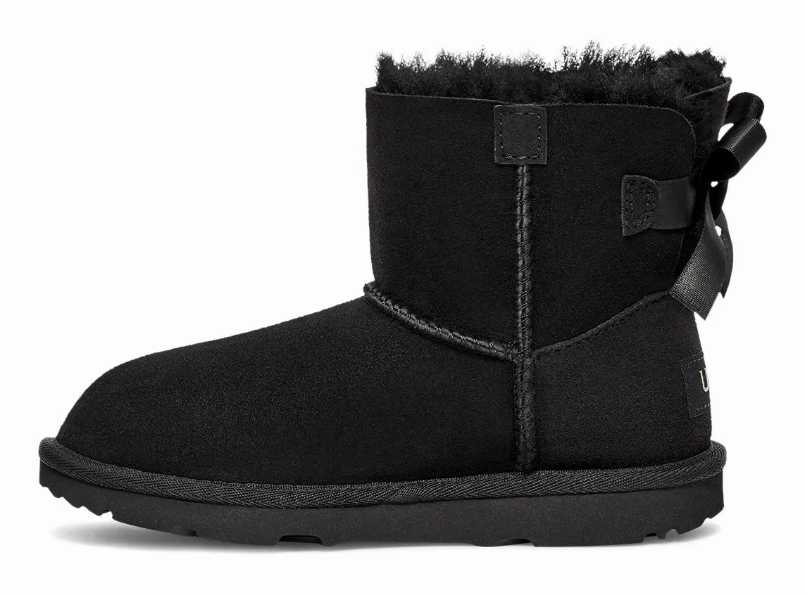 UGG Kids' Mini Bailey Bow II  Cozy, Cute & Play-Ready Ugg cozy footwear visuals