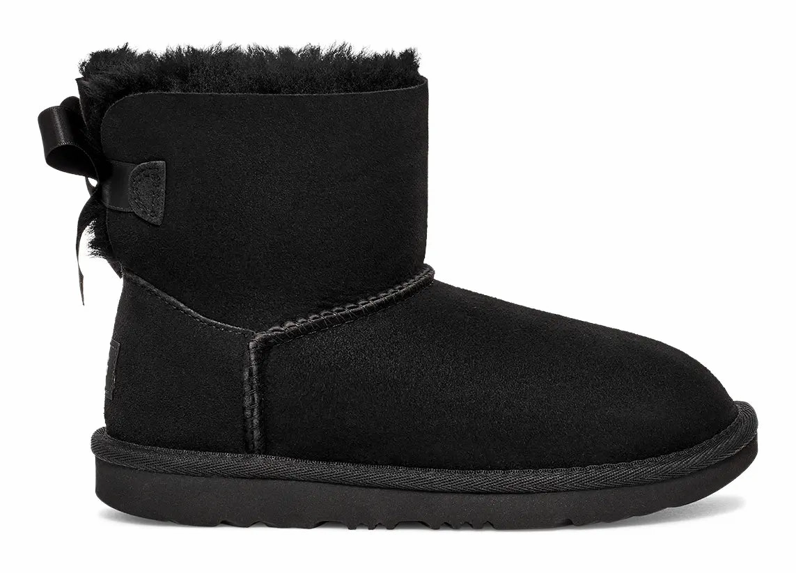 UGG Kids' Mini Bailey Bow II  Cozy, Cute & Play-Ready Ugg cozy footwear visuals