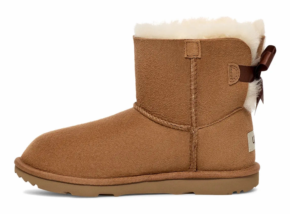 UGG Kids' Mini Bailey Bow II  Cozy, Cute & Play-Ready Ugg cozy footwear visuals
