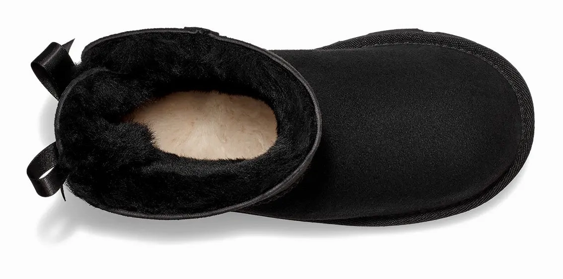 UGG Kids' Mini Bailey Bow II  Cozy, Cute & Play-Ready Ugg cozy footwear visuals
