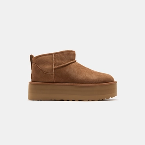 UGG WMNS Classic Ultra Mini Platform - Chestnut ugg comfortable casual boots