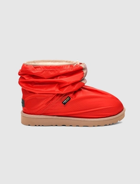 UGG X REESE COOPER CLASSIC MINI "MANDARIN RED" ugg warm winter shoes for everyday wear