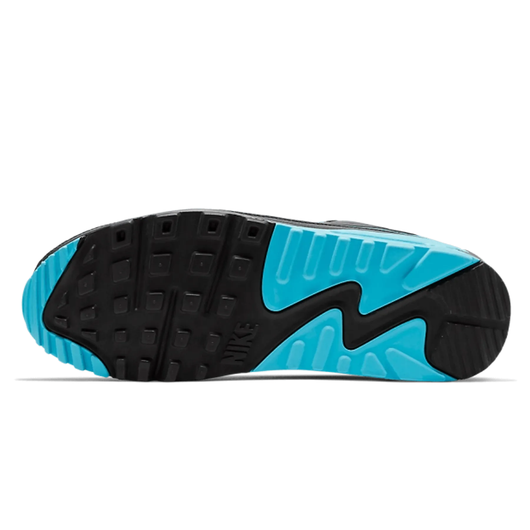 Undefeated x Nike Air Max 90 'Black Blue Fury' Nike Air Max running sneakers