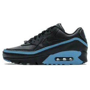Undefeated x Nike Air Max 90 'Black Blue Fury' Nike Air Max lifestyle sneakers with sport details