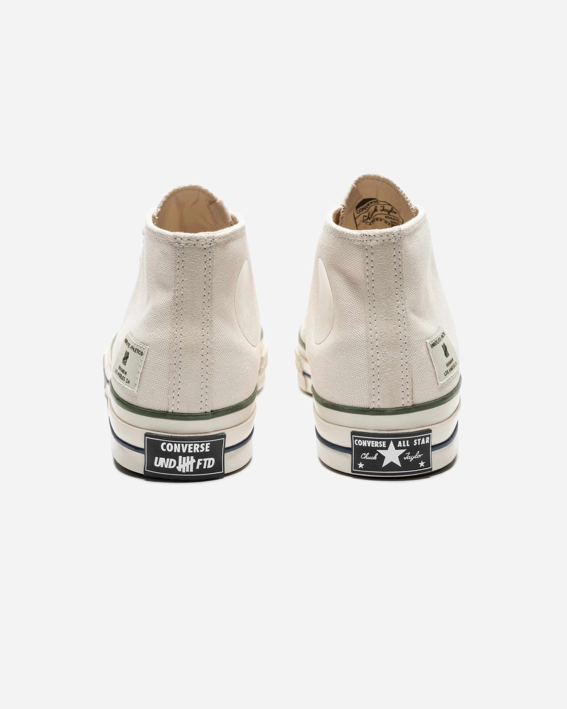 UNDEFEATED X CONVERSE CHUCK 70 MID- PARCHMENT/ CHIVE Womens vintage sneakers
