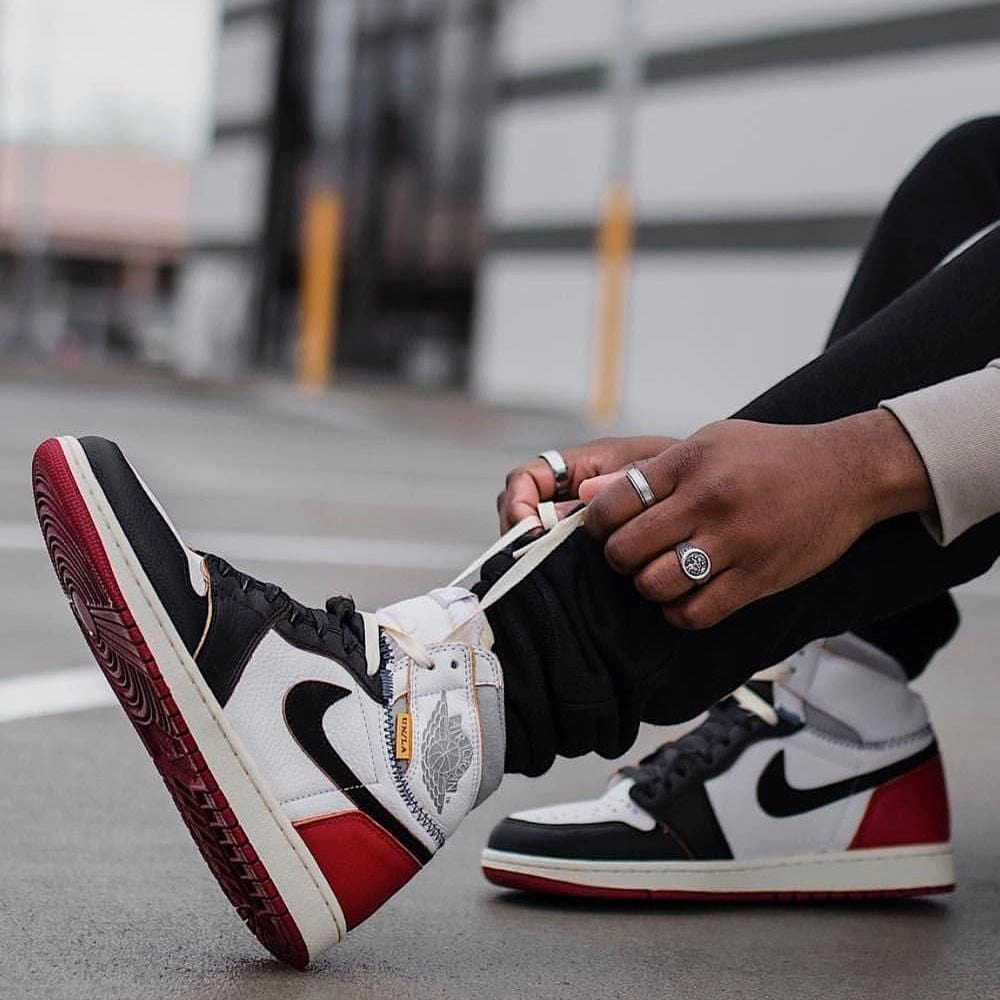 Union LA x Air Jordan 1 Retro High NRG 'Black Toe' Air Jordan 1 classic sneakers