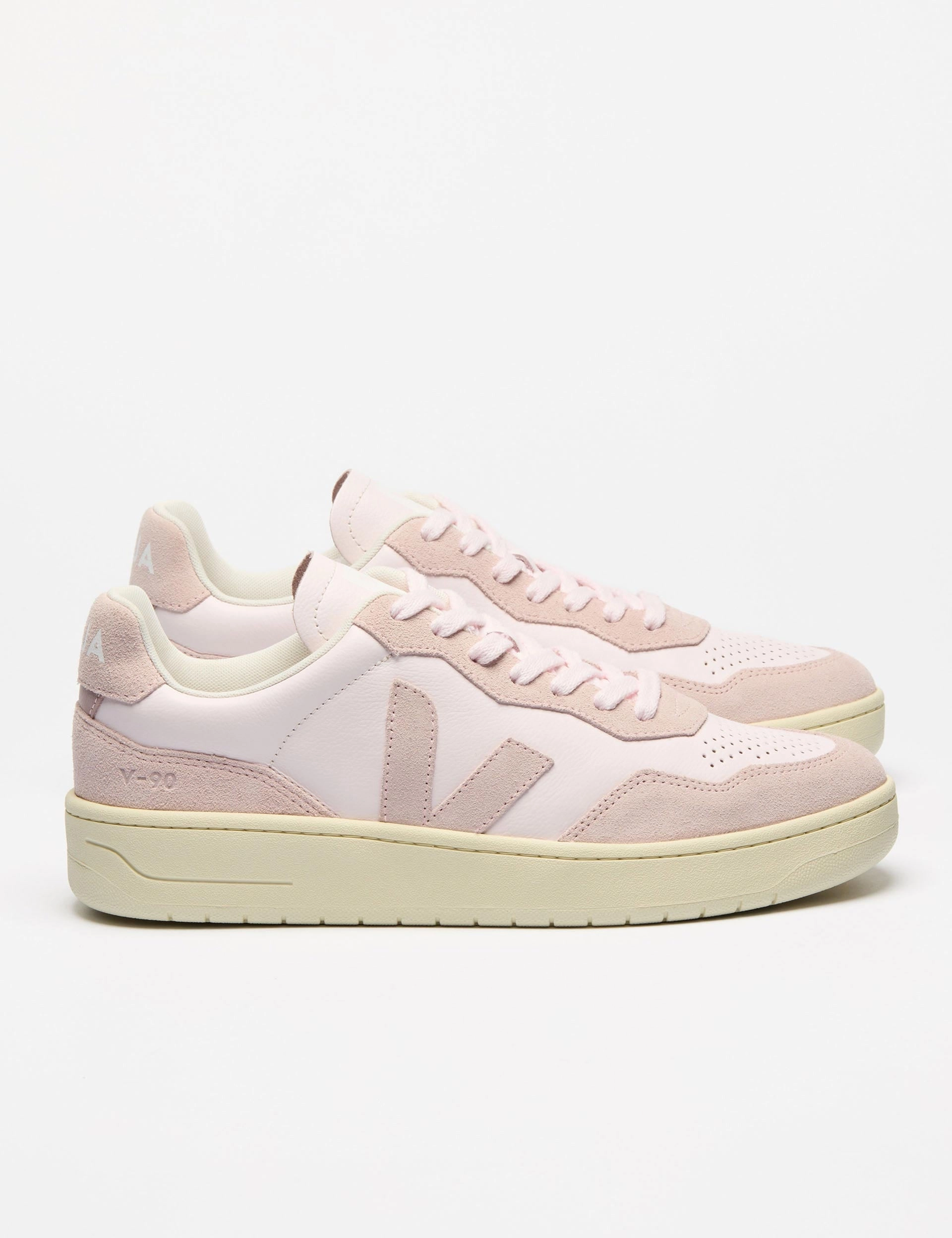 V-90 Leather - Lassi Petale Veja women's trendy casual shoes