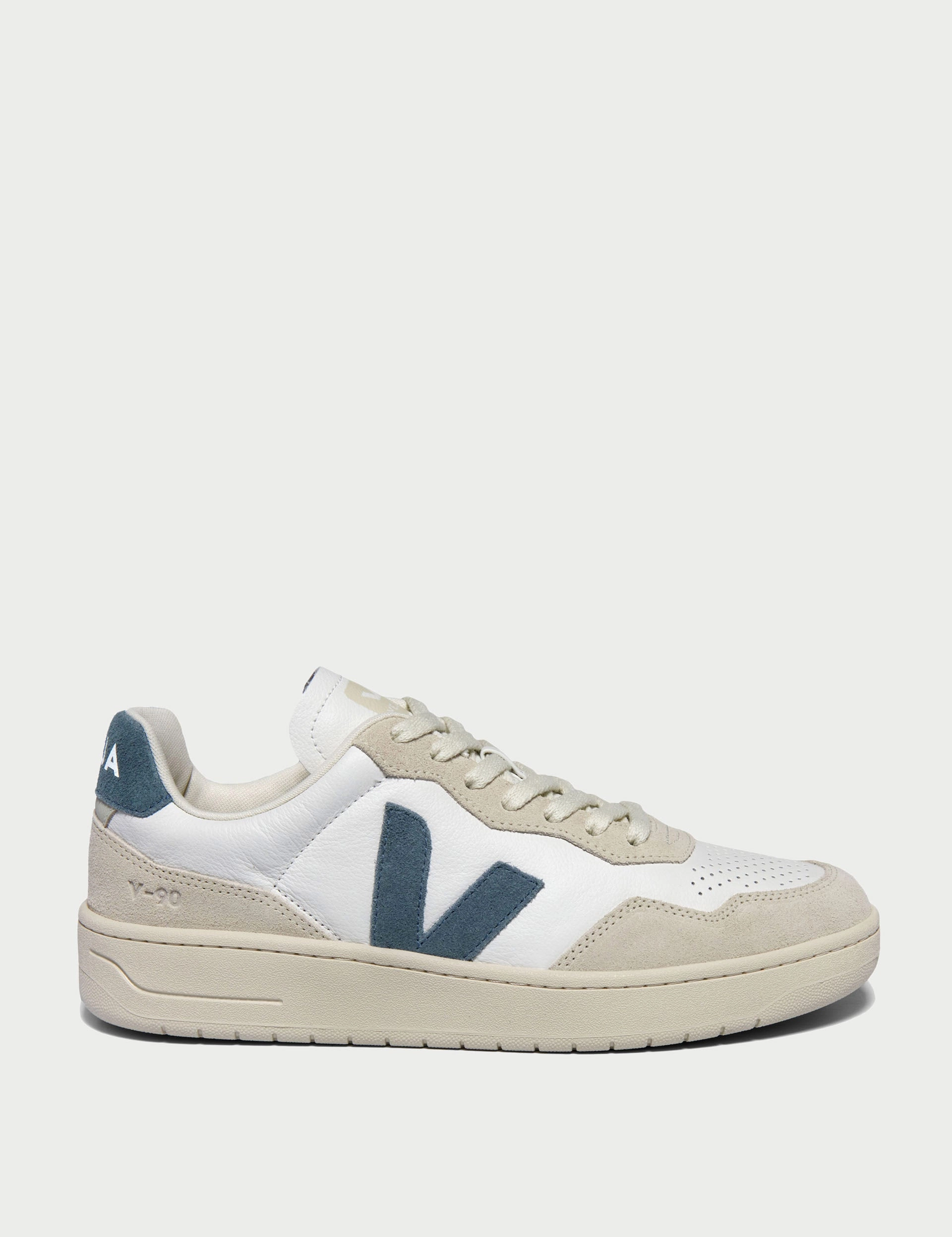 V-90 Leather - White California Veja womens shoes with sustainable materials