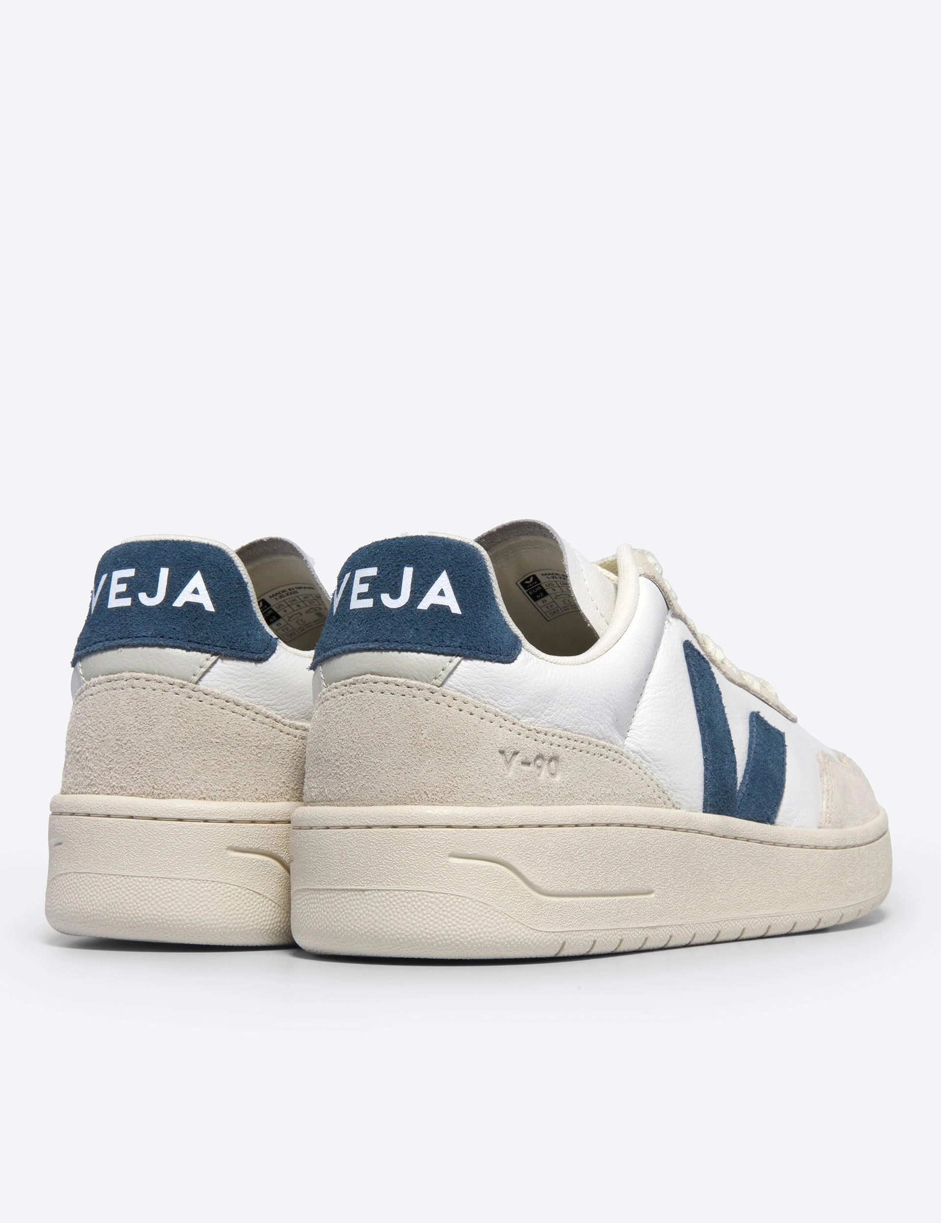 V-90 Leather - White California Veja women's trendy casual shoes