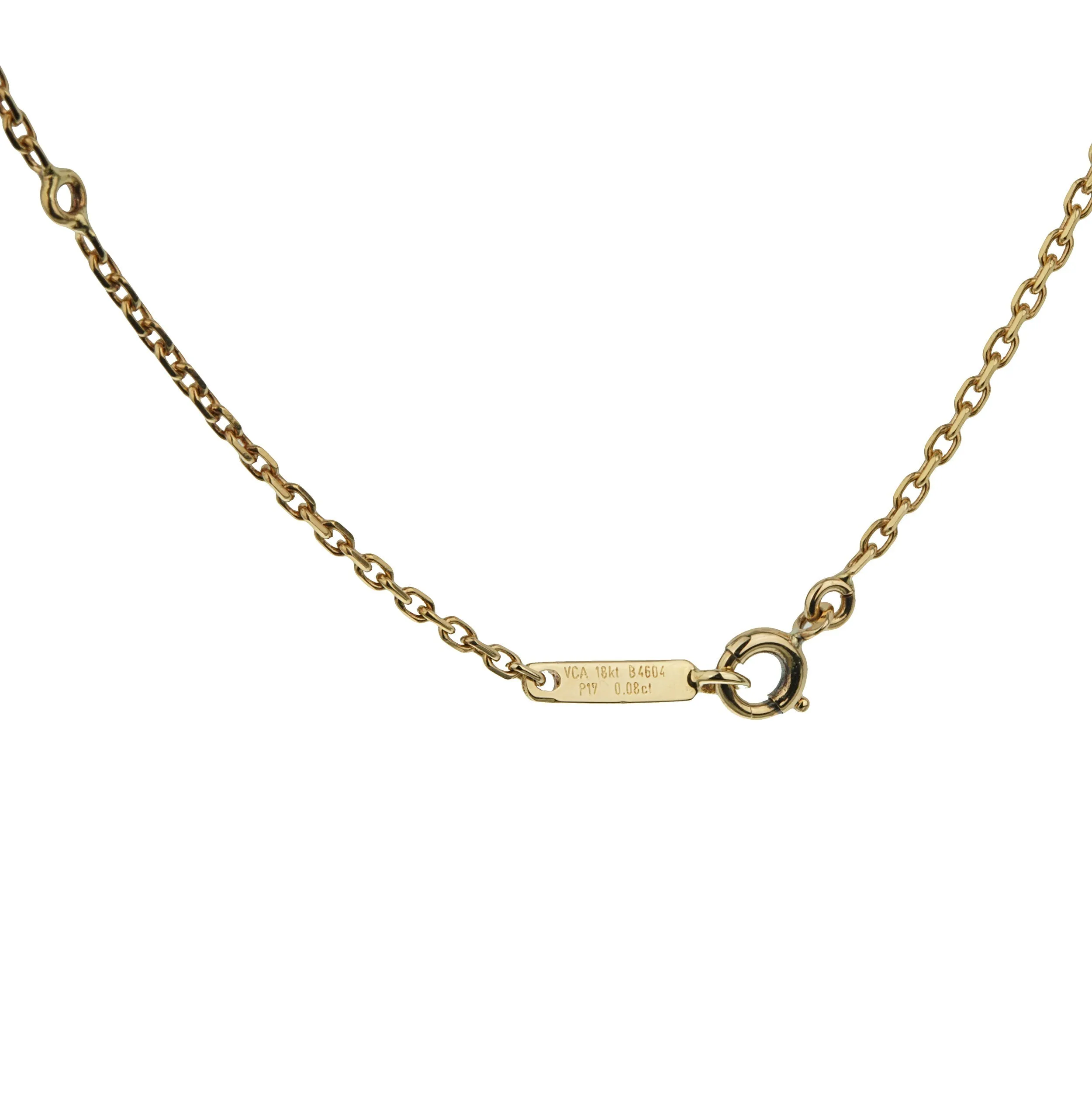 Van Cleef Arpels Pearl Diamond Bow 18k Yellow Gold Necklace Van Cleef And Arpels Jewelry