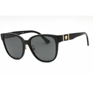 Versace Women's Sunglasses - Black Plastic Cat Eye Full Rim Frame | 0VE4460D GB1/87 Versace Sunglasses
