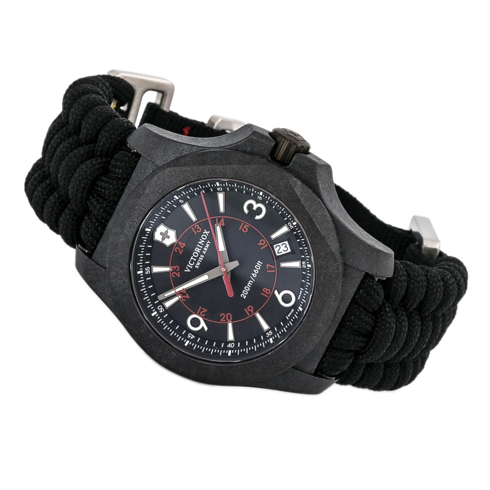 Victorinox Swiss Army 241776 I.N.O.X. Carbon Black Dial Men's Watch Set Victorinox Swiss Army Men's Watches