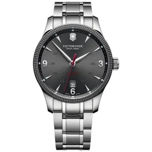 Victorinox Swiss Army Men's Automatic Watch - Alliance Grey Dial Bracelet | 241714.1 Victorinox Swiss Army Men's Watches
