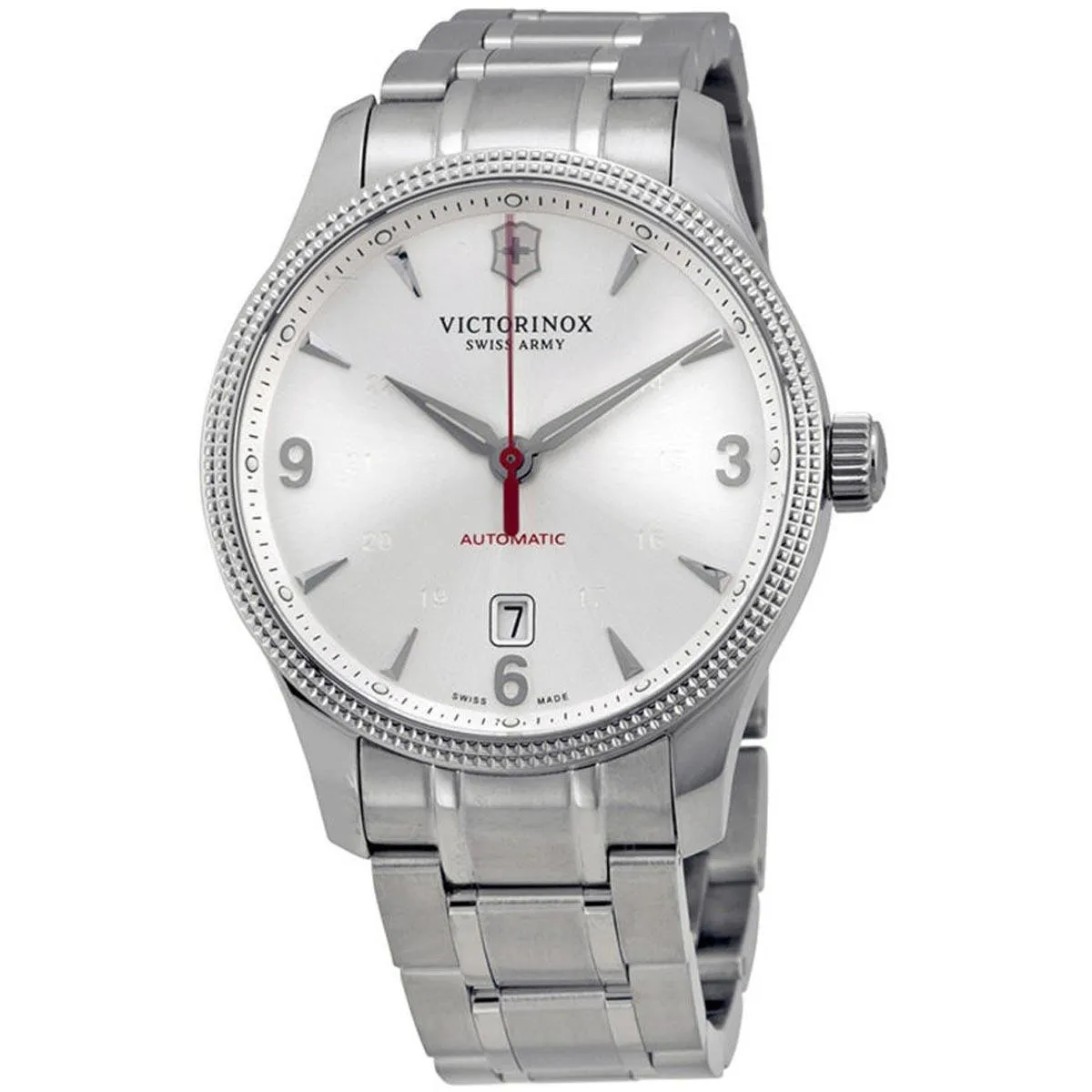 Victorinox Swiss Army Men's Automatic Watch - Alliance Silver Dial Bracelet | 241715 Victorinox Swiss Army Men's Watches