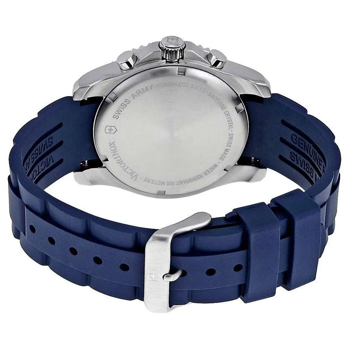 Victorinox Swiss Army Men's Chronograph Watch - Maverick Blue Dial Strap | 241690 Victorinox Swiss Army Men's Watches