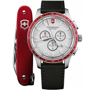Victorinox Swiss Army Men's Quartz Watch - Alliance Sport Chrono Strap | 241819.1 Victorinox Swiss Army Men's Watches