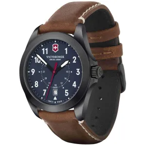 Victorinox Swiss Army Men's Quartz Watch - Heritage Brown Leather Strap | 241971 Victorinox Swiss Army Men's Watches
