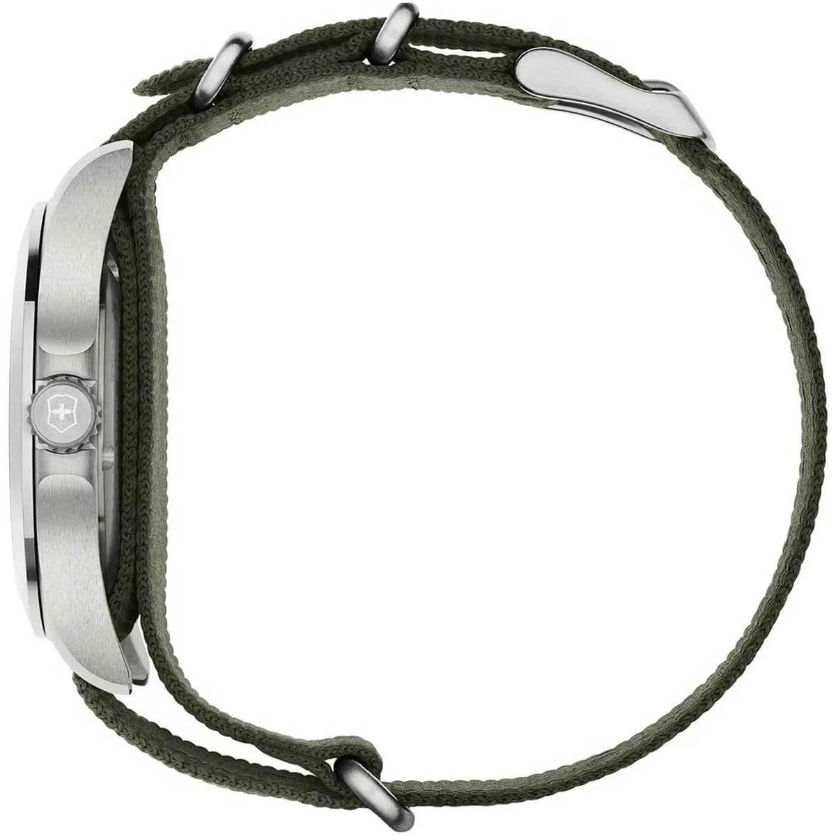 Victorinox Swiss Army Men's Quartz Watch - Heritage Green Dial Fabric Strap | 241966 Victorinox Swiss Army Men's Watches