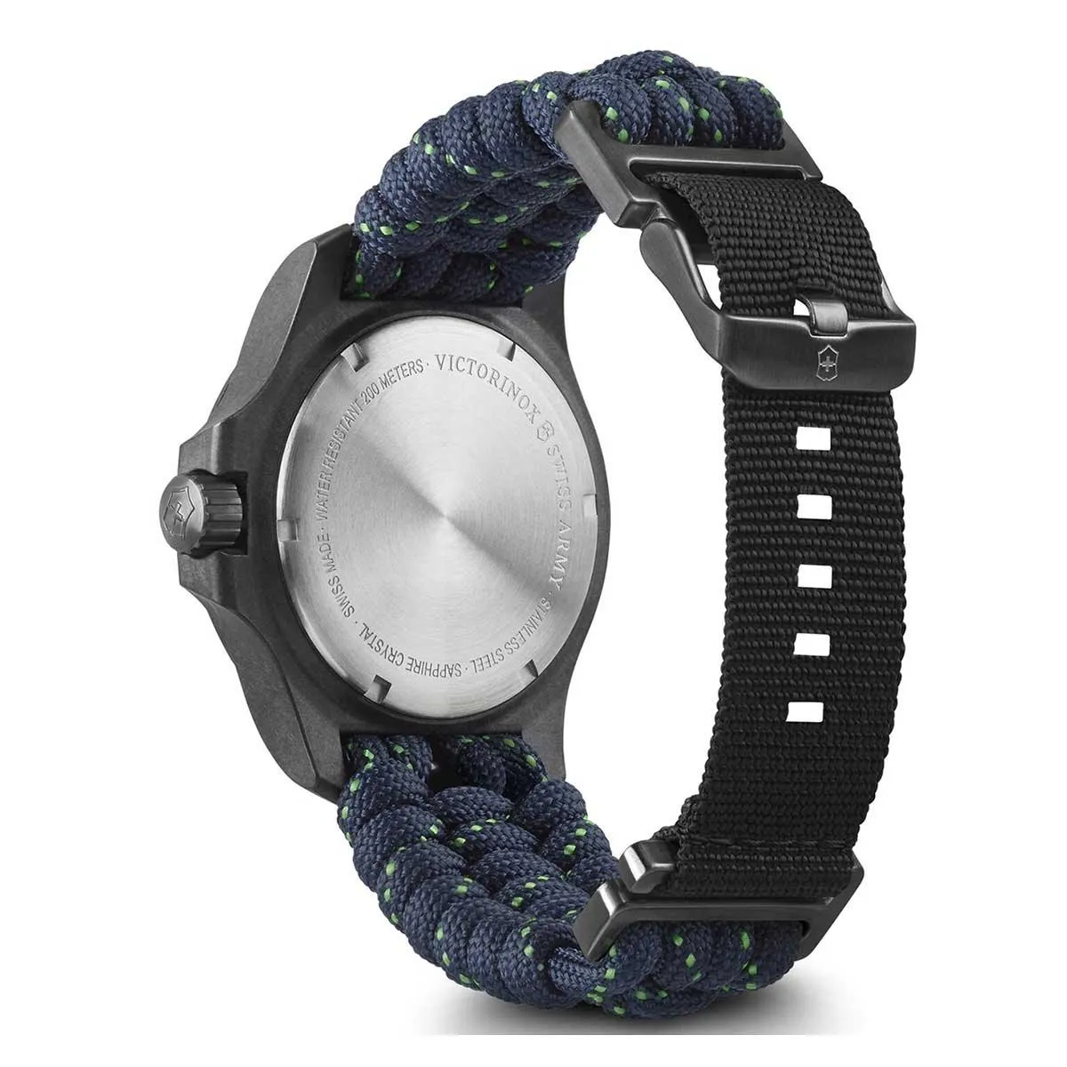 Victorinox Swiss Army Men's Quartz Watch - I.N.O.X. Carbon Blue Strap | 241860 Victorinox Swiss Army Men's Watches