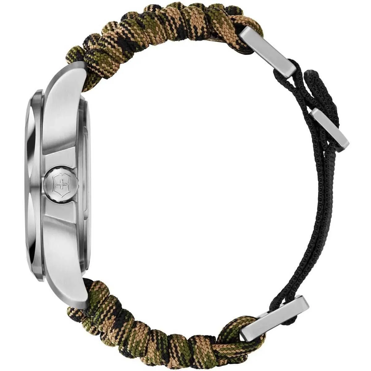 Victorinox Swiss Army Men's Quartz Watch - I.N.O.X. Green Paracord Strap | 241727.1 Victorinox Swiss Army Men's Watches