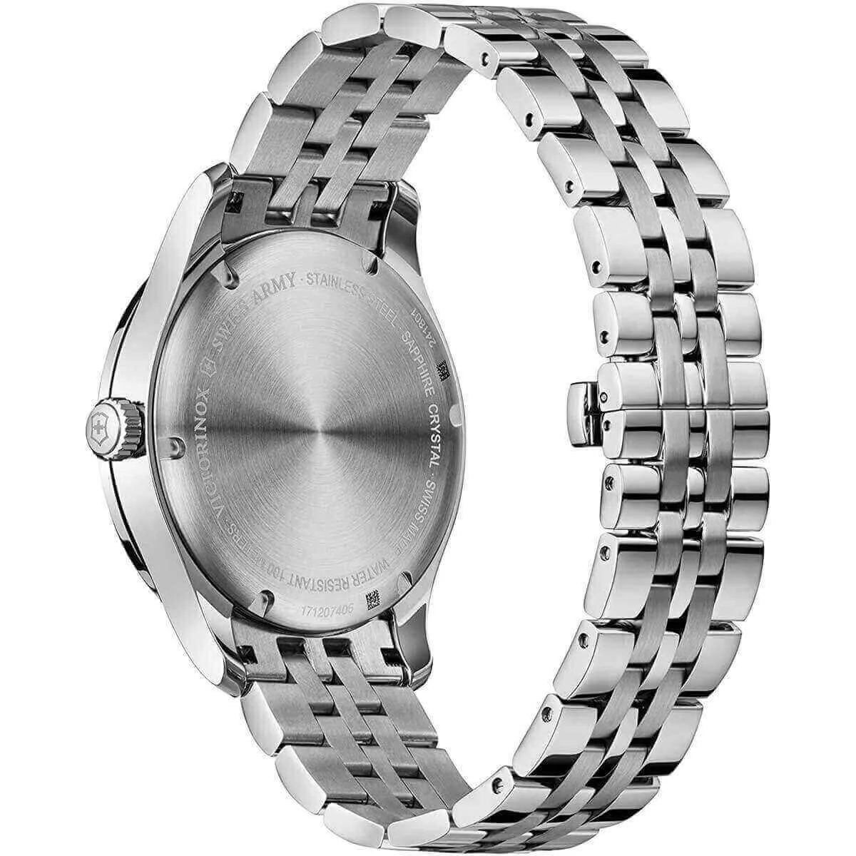 Victorinox Swiss Army Men's Watch with Knife - Alliance Silver Bracelet | 241763.1 Victorinox Swiss Army Men's Watches