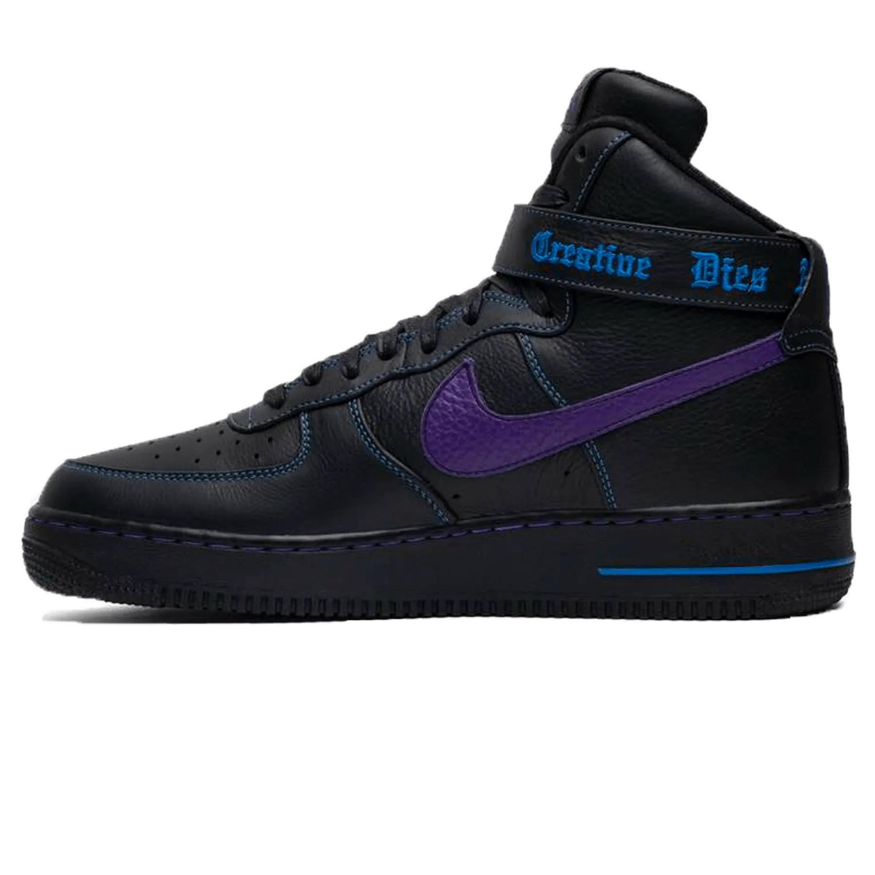 Vlone x Air Force 1 High 'Purple Swoosh' Sample Nike Air Force 1 timeless sneakers for any outfit