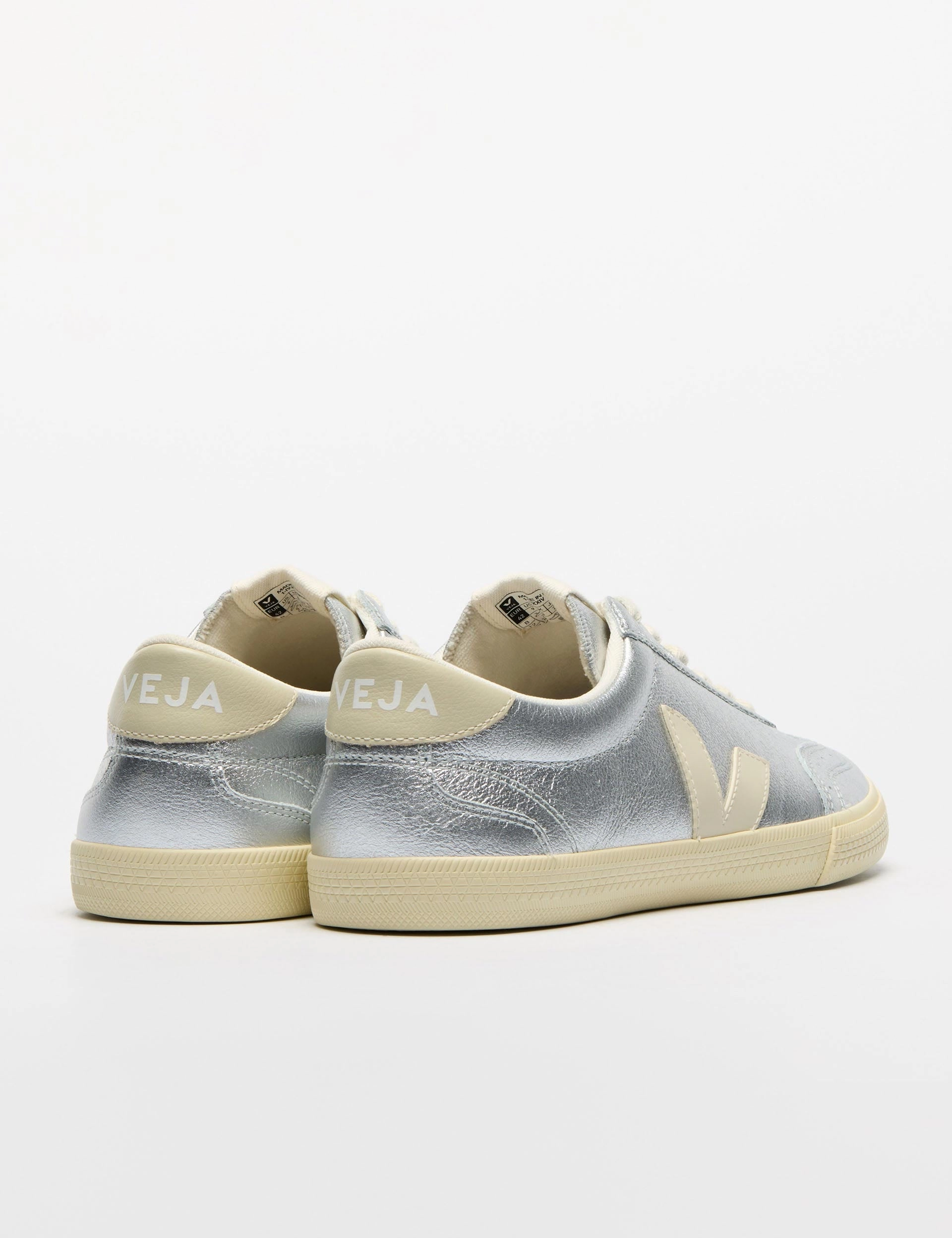 Volley Leather - Silver Pierre Veja women's trendy casual shoes