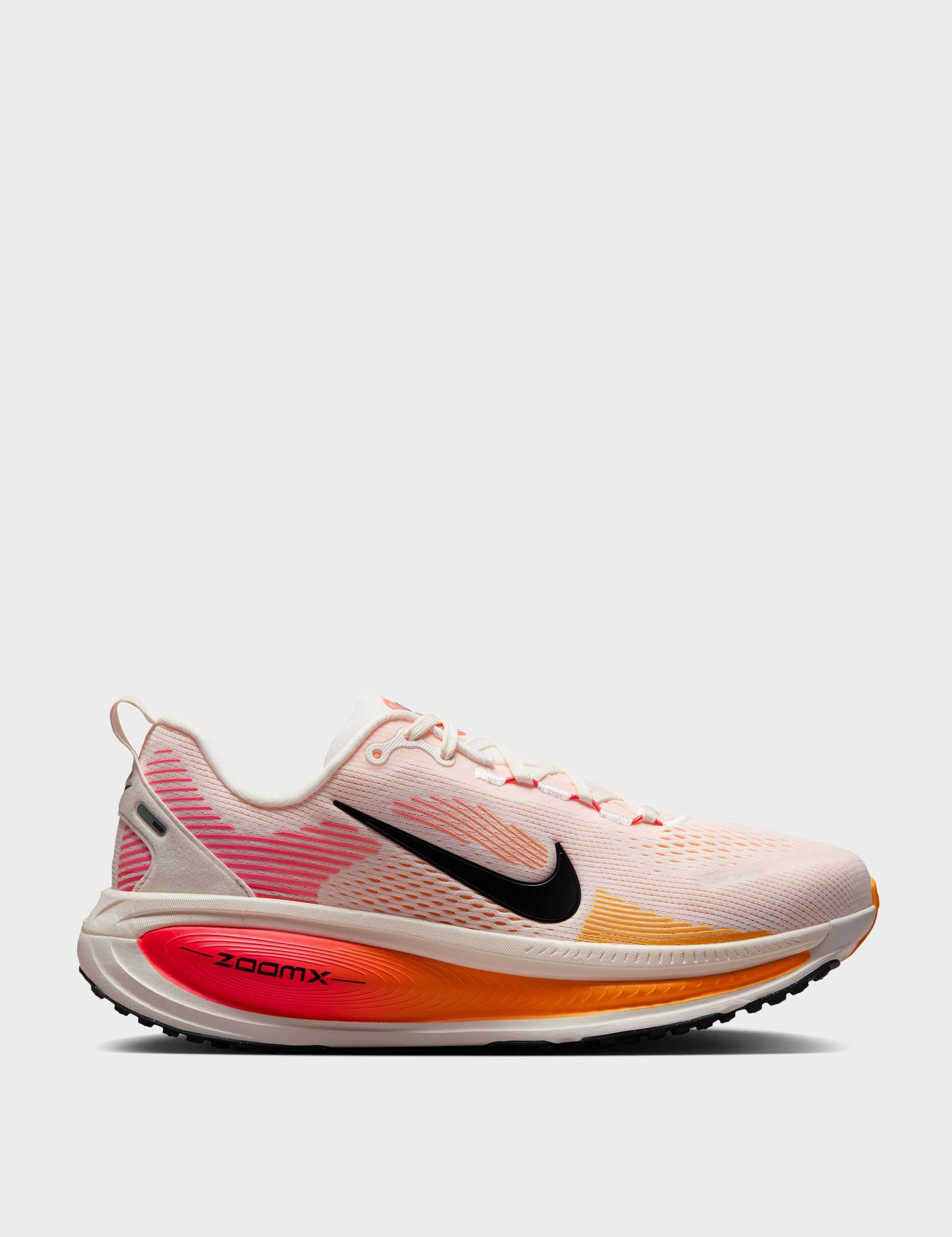 Vomero 18 Running Shoes - Sail/Bright Crimson/Laser Orange/Black Nike womens shoes with sleek design