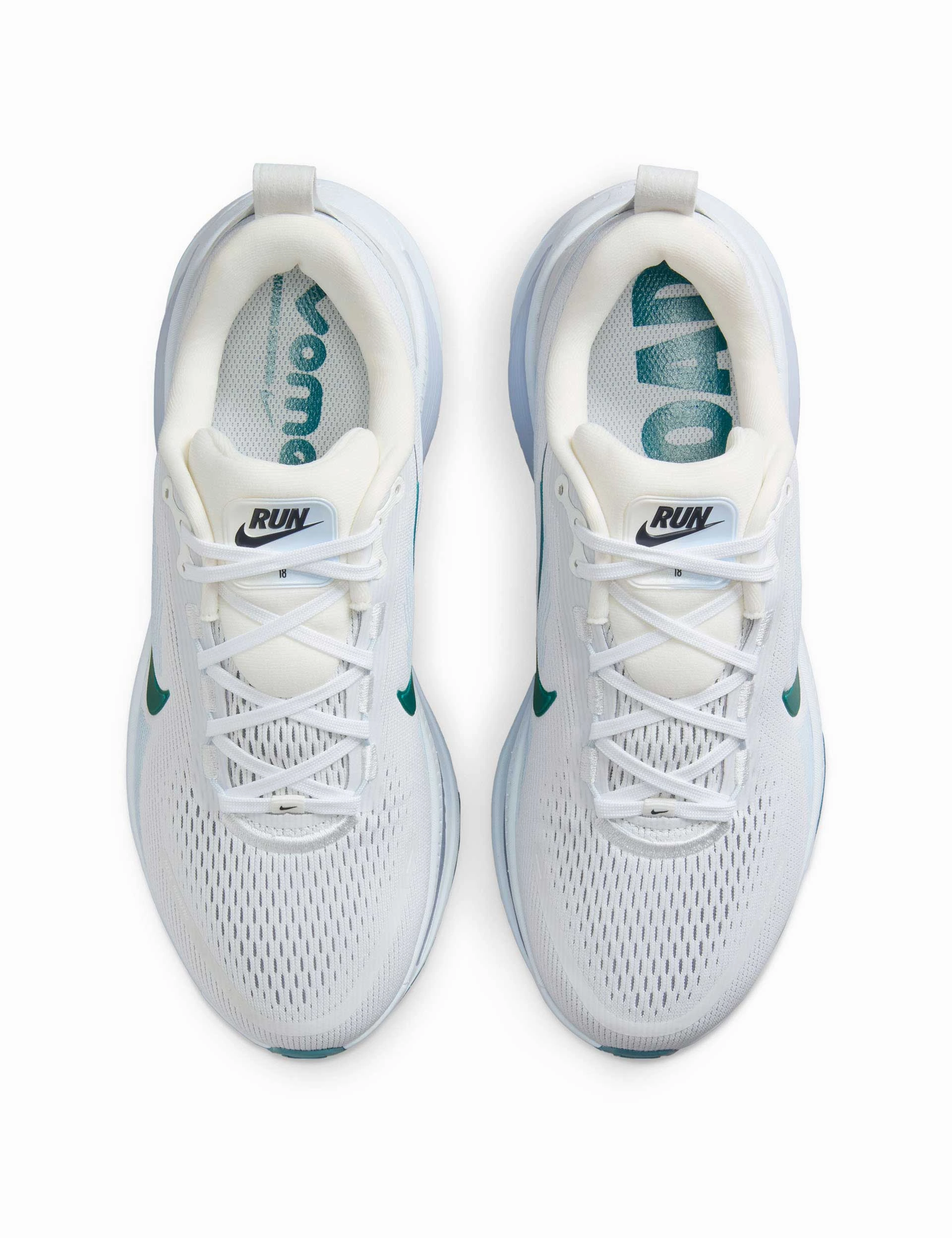 Vomero 18 Running Shoes - Summit White/Blue Tint/Geode Teal Nike women's stylish athletic footwear