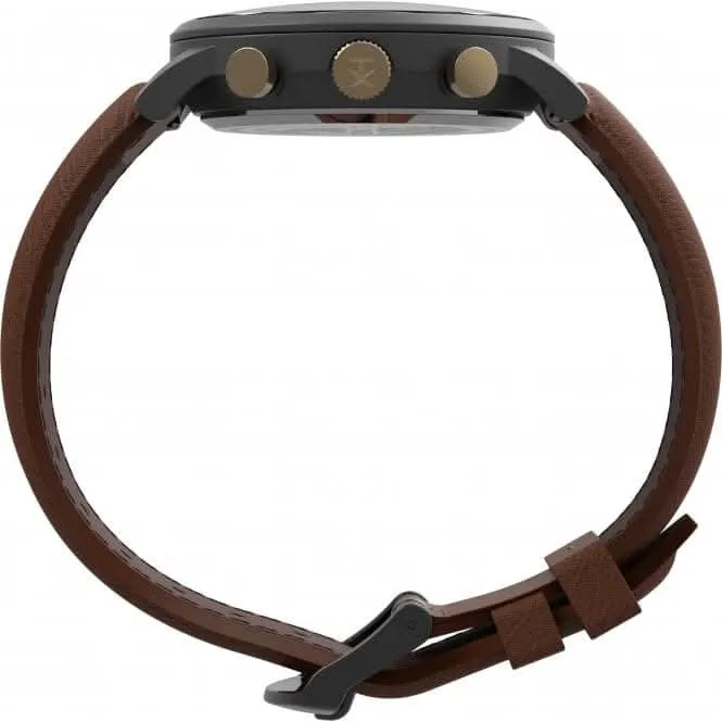 Waterbury Classic Chronograph Leather Strap Watch TW2U88200