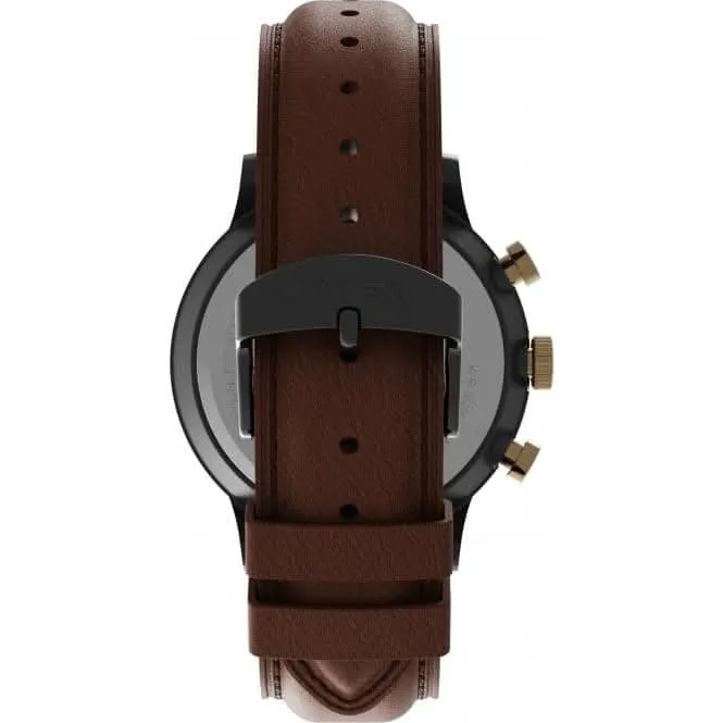 Waterbury Classic Chronograph Leather Strap Watch TW2U88200