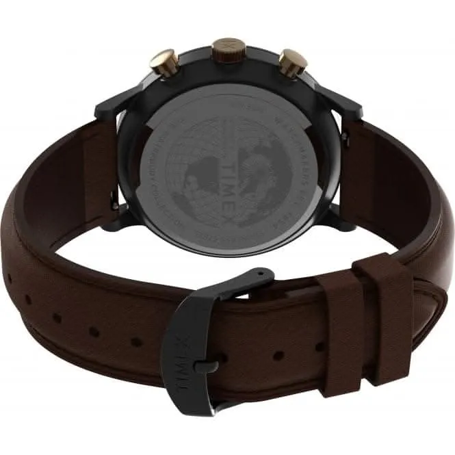 Waterbury Classic Chronograph Leather Strap Watch TW2U88200