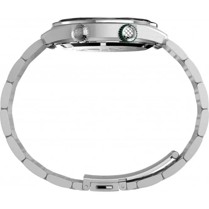 Waterbury Diver Stainless Steel Black Dial Watch TW2V49700