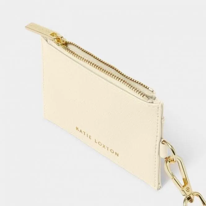 White Ashley Cardholder With Strap KLB2861 Katie Loxton Jewelry And Accessories