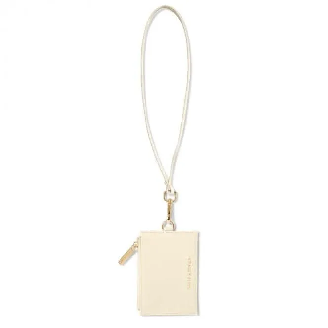 White Ashley Cardholder With Strap KLB2861 Katie Loxton Jewelry And Accessories