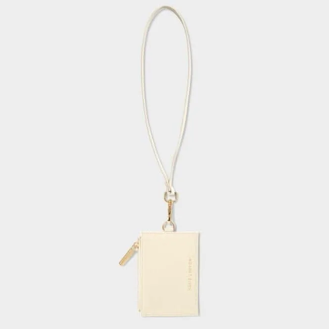 White Ashley Cardholder With Strap KLB2861 Katie Loxton Jewelry And Accessories