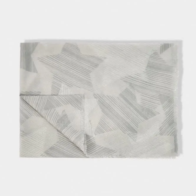 White Sentiment Scarf Line KLS499 Katie Loxton Jewelry And Accessories