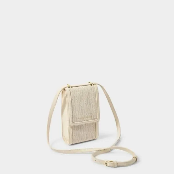 White Signature Cell Bag KLB2922 Katie Loxton Jewelry And Accessories