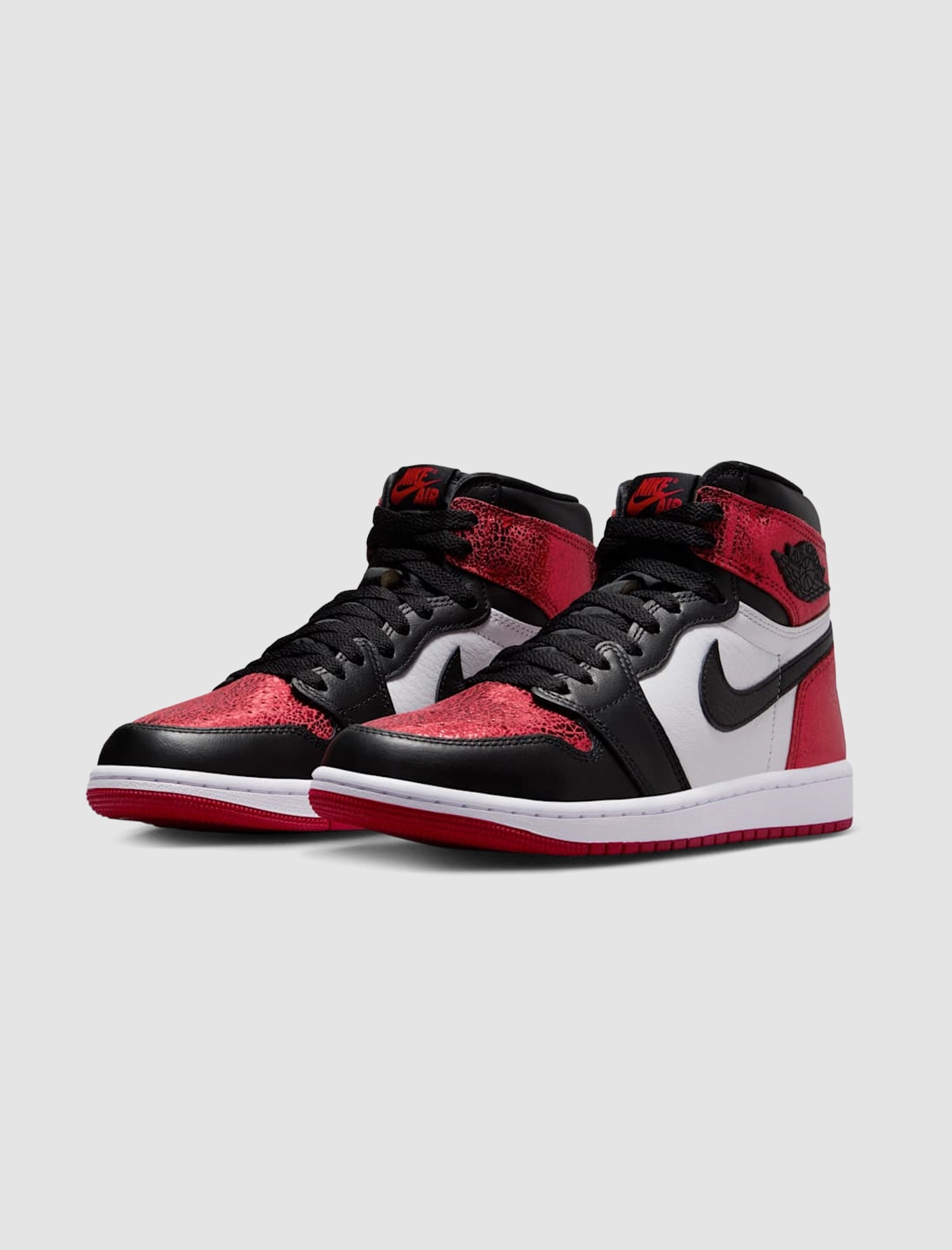 WOMEN'S AIR JORDAN 1 HI OG "VARSITY RED" Retro basketball lifestyle shoes