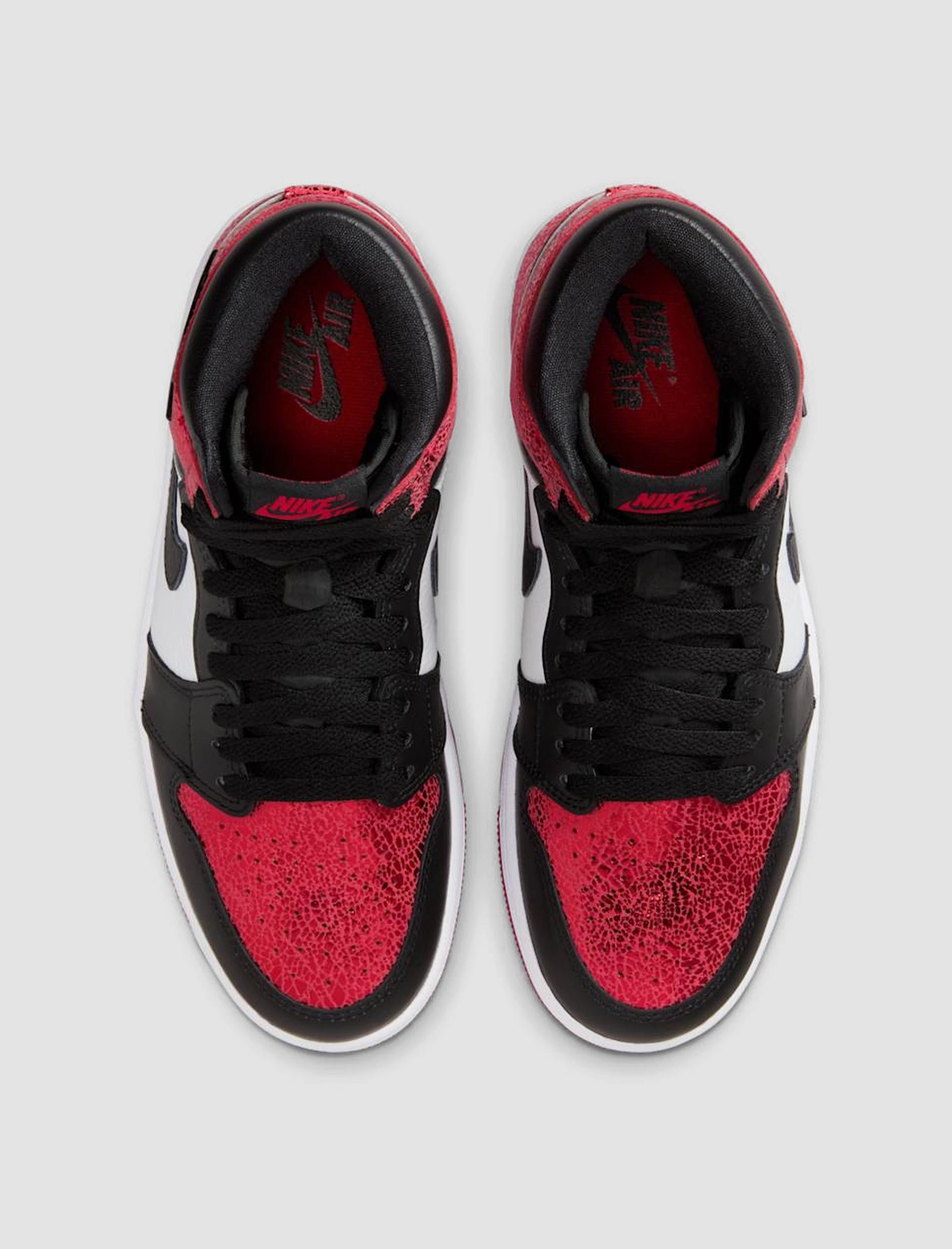 WOMEN'S AIR JORDAN 1 HI OG "VARSITY RED" Retro basketball lifestyle shoes