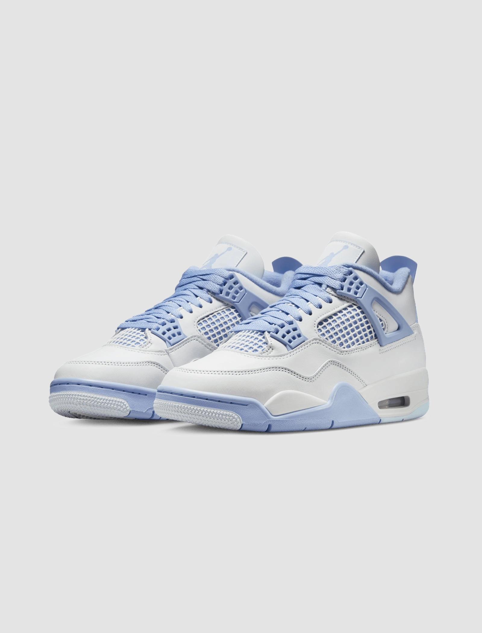 WOMEN'S AIR JORDAN 4 RETRO "ALUMINUM" Retro basketball lifestyle shoes