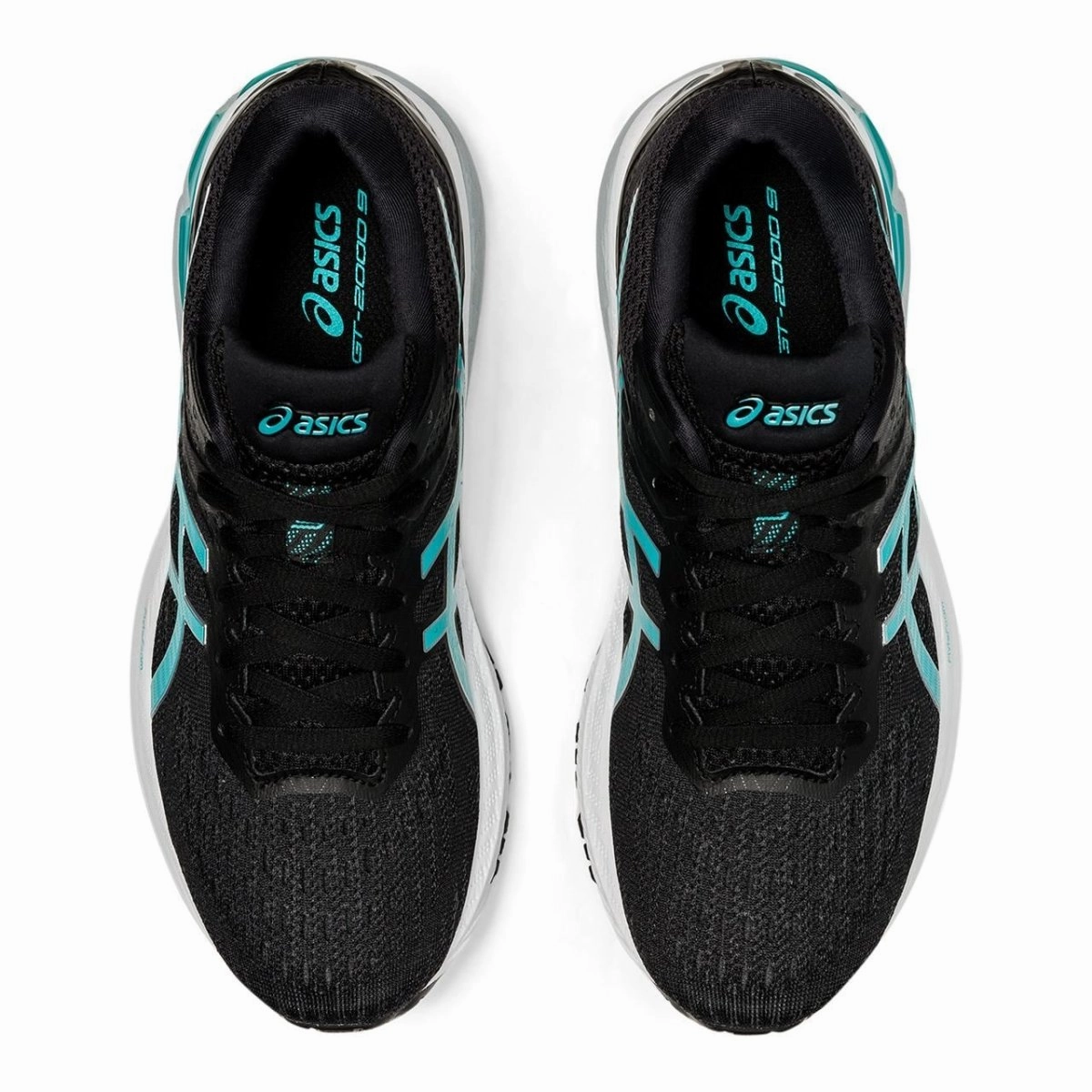 Women's ASICS GT-2000 9 (Black/Techno Cyan)