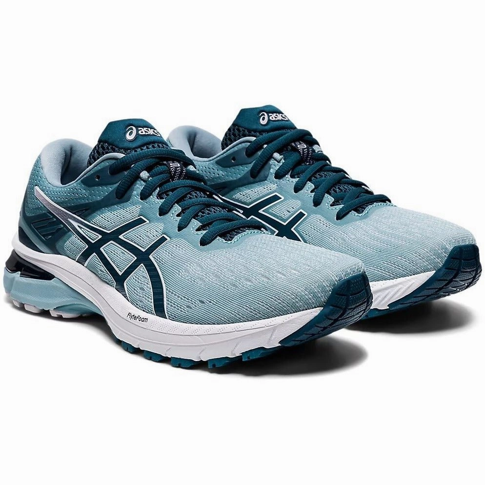 Women's ASICS GT-2000 9 (Light Steel/Magnetic Blue)