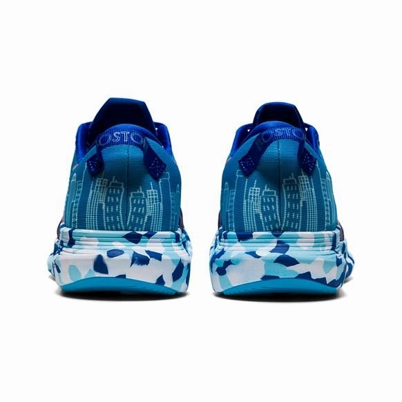 Women's ASICS NOOSA TRI 13 BOSTON (ASICS Blue/Red Alert)